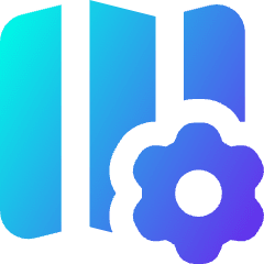 Map Setting Gear Icon from Core Gradient Set