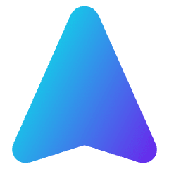 Navigation Arrow North Icon from Core Gradient Set