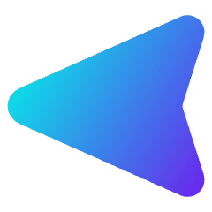 Navigation Arrow West Icon from Core Gradient Set