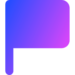 Rectangle Flag Icon from Core Gradient Set