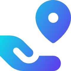 Share Location Icon from Core Gradient Set