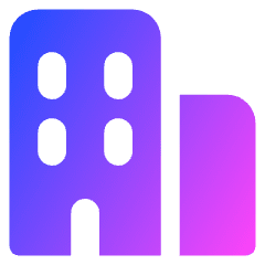Building Office Icon from Core Gradient Set