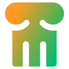 Column Icon from Core Gradient Set