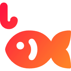 Fishing Icon from Core Gradient Set