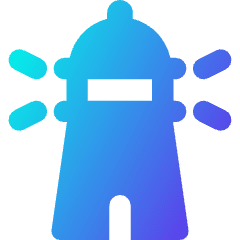 Lighthouse Icon from Core Gradient Set