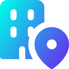 Location Office Icon from Core Gradient Set