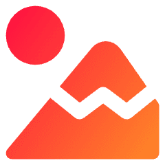Mountain Icon from Core Gradient Set