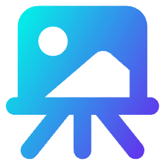 Painting Board Icon from Core Gradient Set
