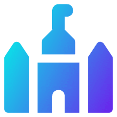 Parliament Icon from Core Gradient Set