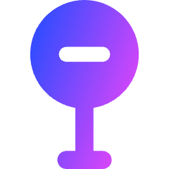Traffic Sign Icon from Core Gradient Set