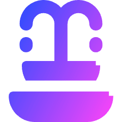 Water Fountain Icon from Core Gradient Set