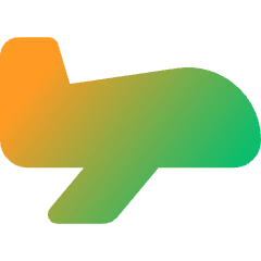 Airplane Icon from Core Gradient Set