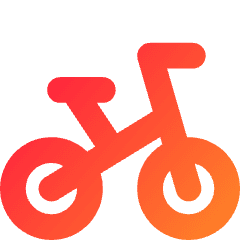 Bicycle Bike Icon from Core Gradient Set