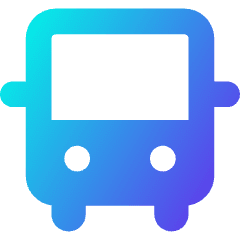 Bus Icon from Core Gradient Set