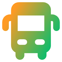 Bus Front Icon from Core Gradient Set
