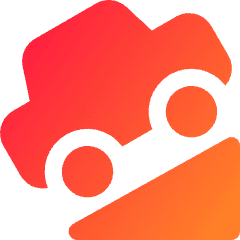 Car Hill Up Icon from Core Gradient Set