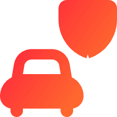 Car Insurance Icon from Core Gradient Set