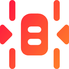 Car Top Side Arrow Icon from Core Gradient Set