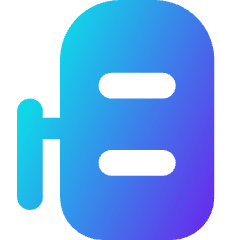 Car Top Sliding Door Left Icon from Core Gradient Set