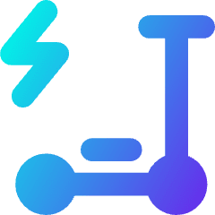 Eletric Scooter Icon from Core Gradient Set