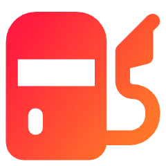 Gas Station Fuel Petroleum Icon from Core Gradient Set