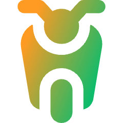 Motocycle Front Icon from Core Gradient Set