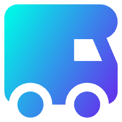 Rv Truck Icon from Core Gradient Set