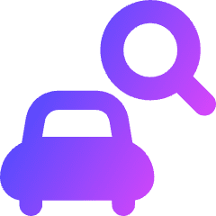 Search Car Icon from Core Gradient Set