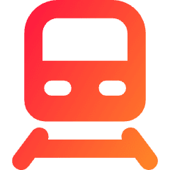 Train Front Icon from Core Gradient Set