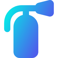 Fire Extinguisher Sign Icon from Core Gradient Set