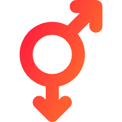 Gender Gay 2 Icon from Core Gradient Set