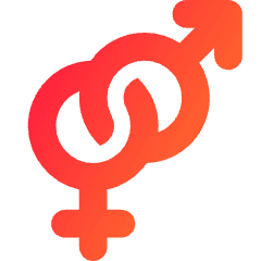Gender Hetero Icon from Core Gradient Set