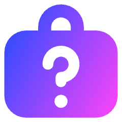 Lost And Found Icon from Core Gradient Set