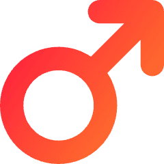 Man Symbol Icon from Core Gradient Set