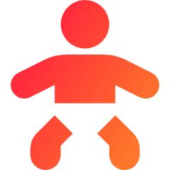 Nursery 1 Icon from Core Gradient Set