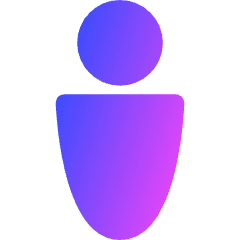 Toilet Sign Man Icon from Core Gradient Set