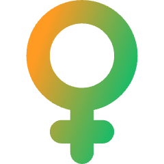 Woman Symbol Icon from Core Gradient Set