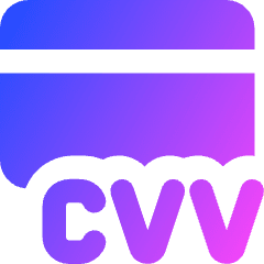 Credit Card Cvv Icon from Core Gradient Set