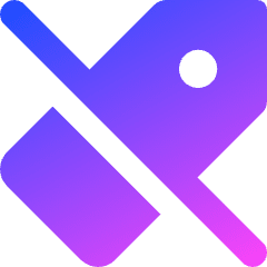 Tag Icon from Core Gradient Set