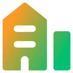 Building 2 Icon from Core Gradient Set
