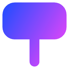 Signage 2 Icon from Core Gradient Set