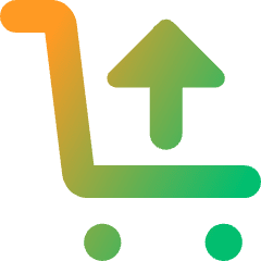 Shopping Cart Remove Icon from Core Gradient Set