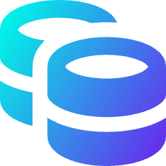 Coins Stack Icon from Core Gradient Set