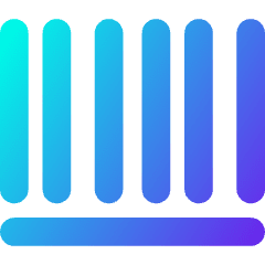 Bar Code Icon from Core Gradient Set