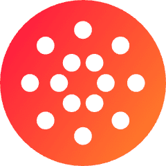 Cardano Circle Icon from Core Gradient Set