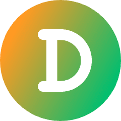 Doge Circle Icon from Core Gradient Set