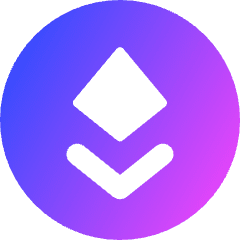 Ethereum Circle Icon from Core Gradient Set