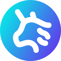 Uniswap Circle Icon from Core Gradient Set