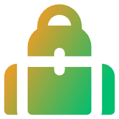 Backpack Icon from Core Gradient Set