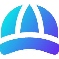 Cap Front Icon from Core Gradient Set